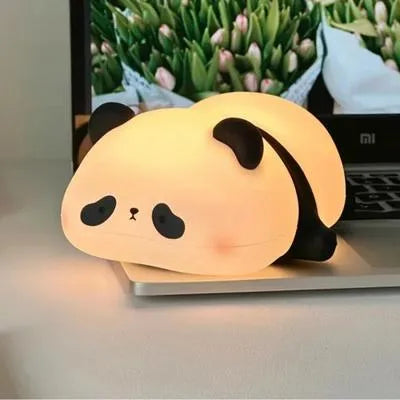 Buy Cute Panda Night Lamp USB Rechargeable in Pakistan | LED Silicone Lamp