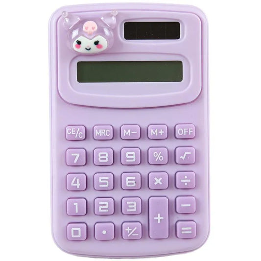 Cute Sanrio Mini Pocket Calculator – Portable Pink Kawaii Calculator for School, Office & Study