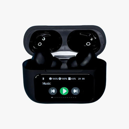 Black Airpods with ANC & Fast Charging – Bluetooth 5.3 Wireless Earbuds Pakistan - Smart Hud