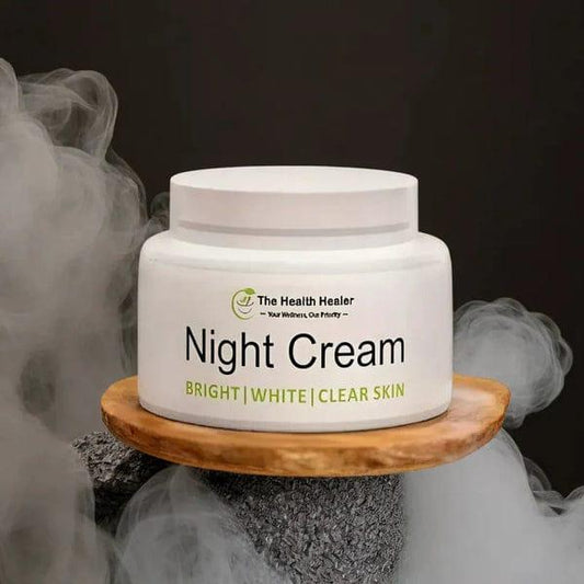 Bright White Night Cream for Glowing Skin – Whitening & Repair Cream for Pakistani Skin - Smart Hud